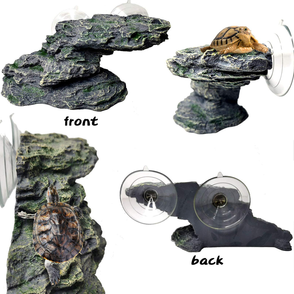 PINVNBY large basking platform offers stable resting and easy tank integration.
