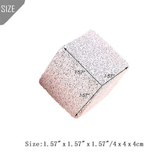 PINVNBY lava blocks 4cm cube demonstrates compact size for small pets