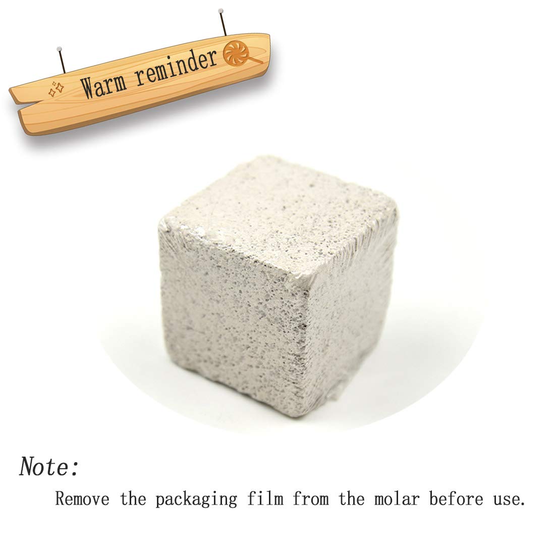 PINVNBY lava blocks rodent-friendly packaging supports quick setup