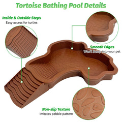 PINVNBY leaf-shaped food dish large for spill-free feeding
