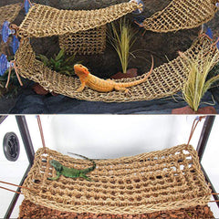 PINVNBY lizard hammock bed provides soft perches and resting spots inside terrariums.
