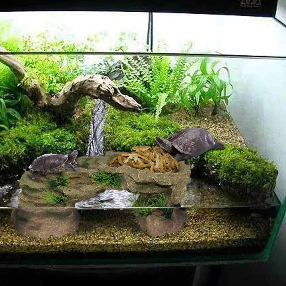 PINVNBY natural rock design detail adds realistic habitat aesthetics