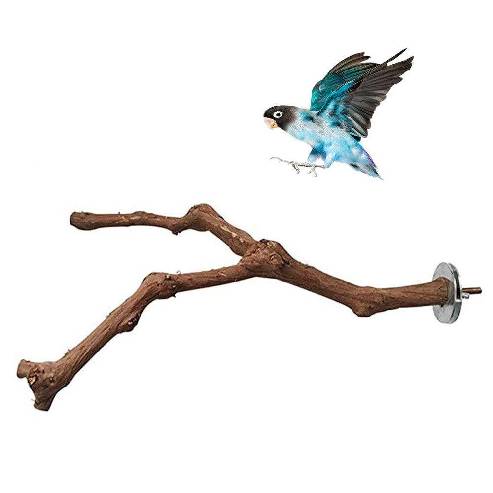 PINVNBY Parrot Perches grape wood perch for beak enrichment and climbing