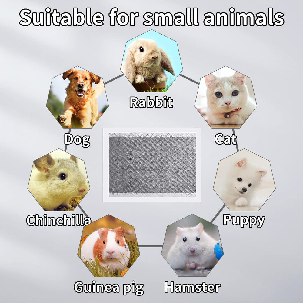 PINVNBY rabbit pee pad 50-piece pack for home and travel use