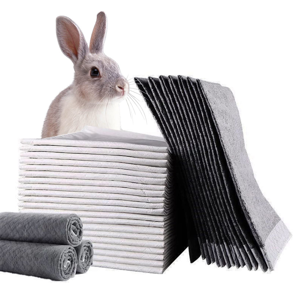 PINVNBY rabbit pee pad top surface shows quick-dry action for clean paws