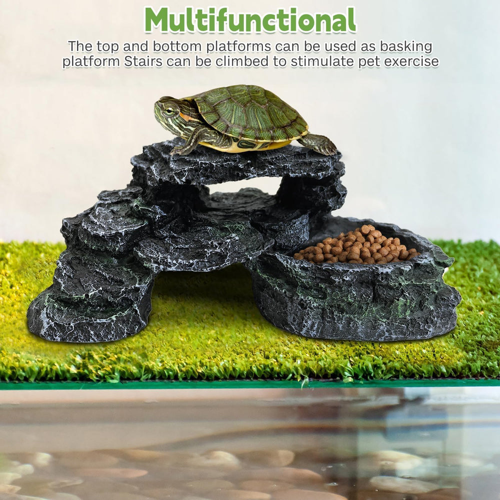 PINVNBY Reptile Hide Resin Turtles Dock pre-use edge-smoothing prep