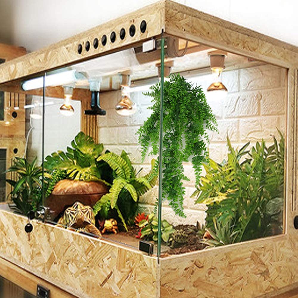 PINVNBY habitat decor setup for multiple reptile species