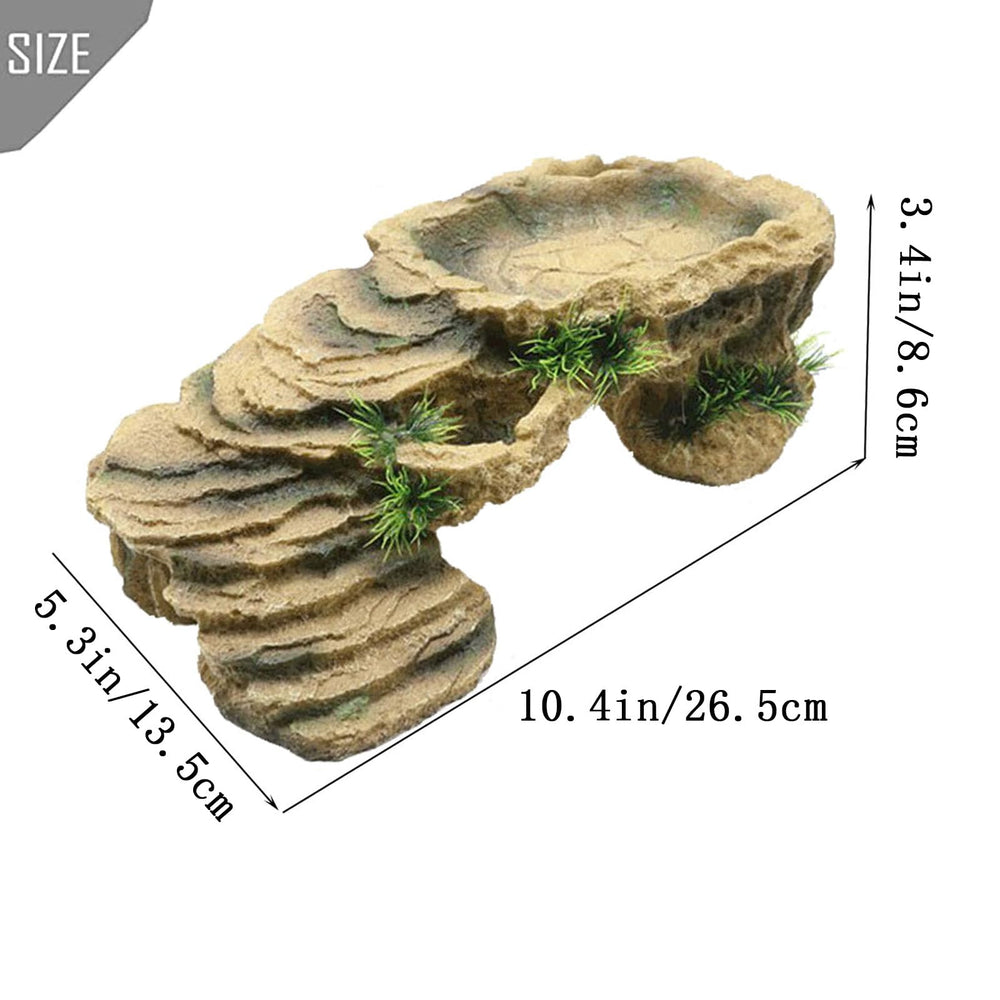 PINVNBY resin dock resting rock closeup durable and colorfast surface