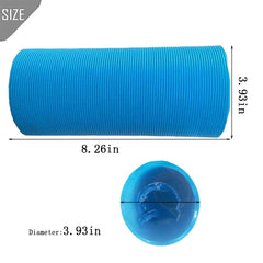 PINVNBY small pets running through blue tube demonstrates active play and exercise.