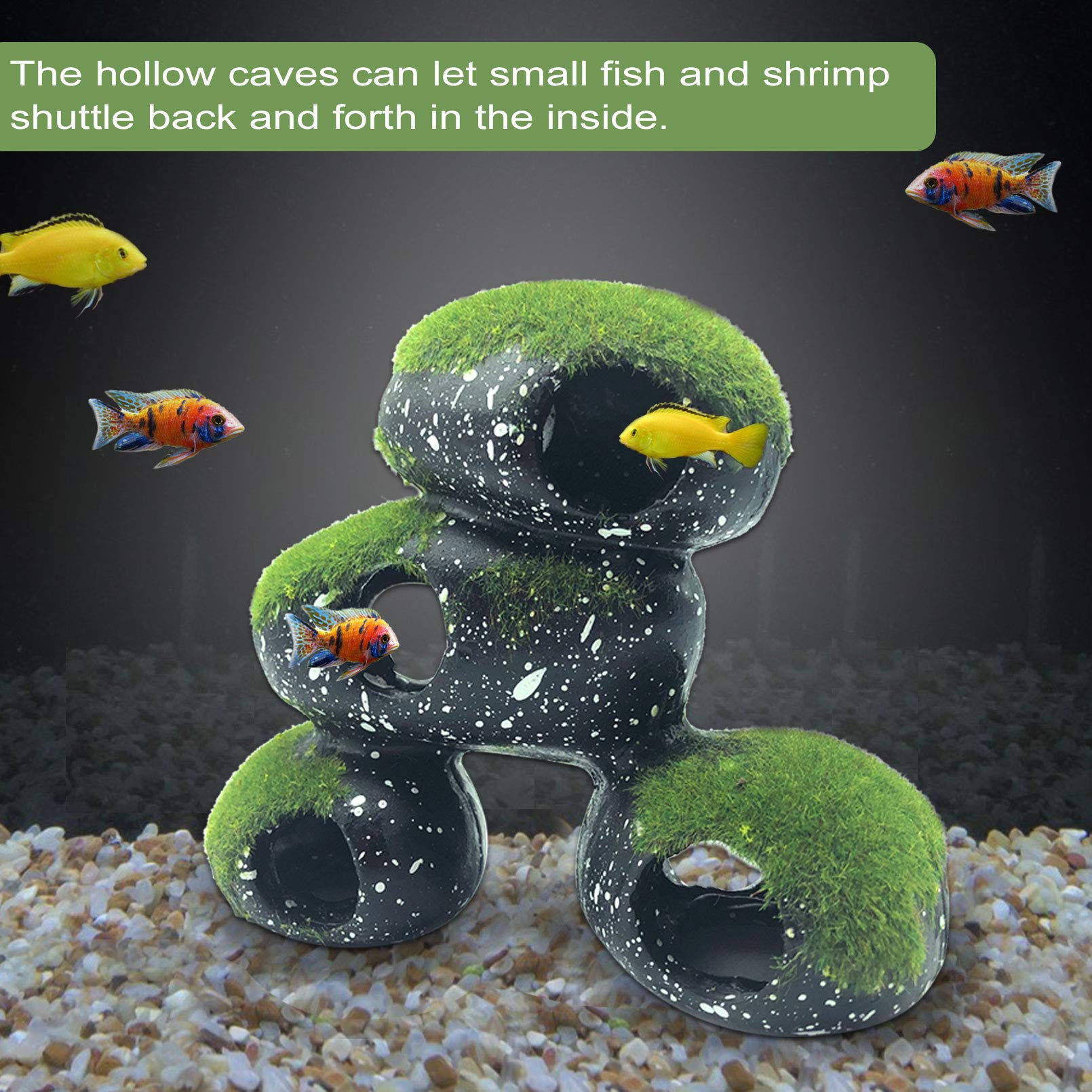 PINVNBY exterior texture provides realistic stone detail to enhance tank scenery.