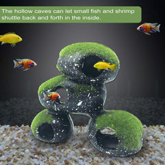 PINVNBY exterior texture provides realistic stone detail to enhance tank scenery.