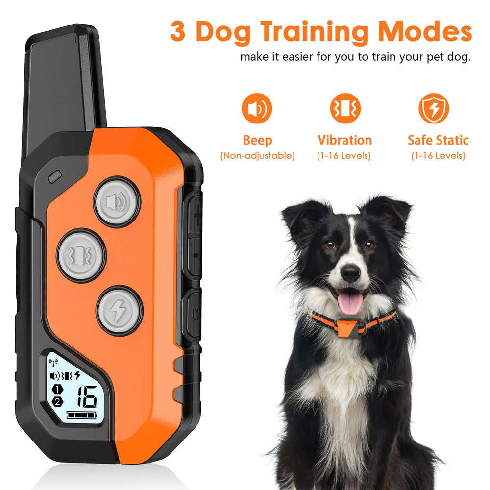 PIOUNS IP67 waterproof collar for durable dog training sessions