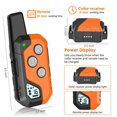 PIOUNS shock collar receiver IP67 waterproof for all-weather training