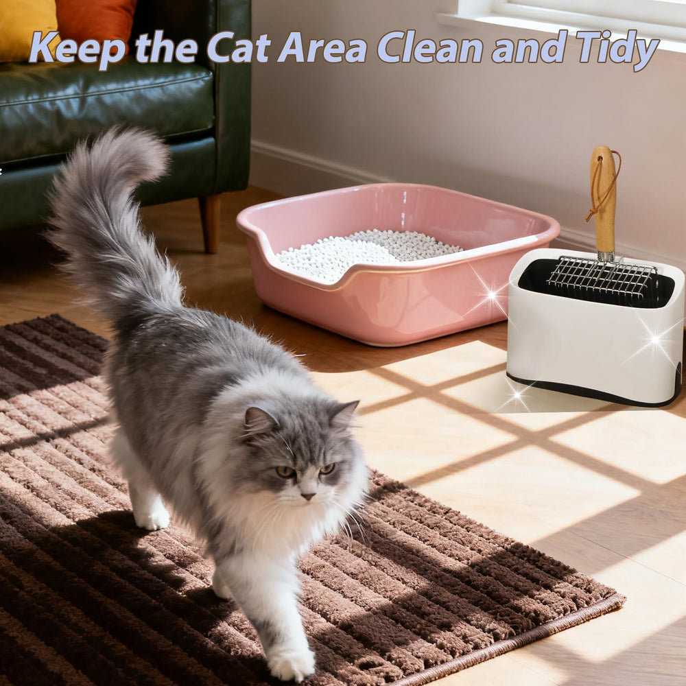 PIPIMOO wooden handle offers comfortable ergonomic grip during scooping.