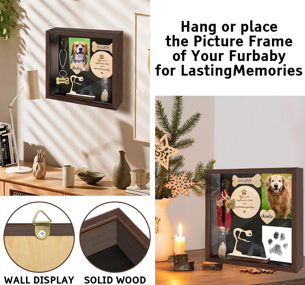 PIPIONE complete keepsake ready for gifting to someone remembering a pet.