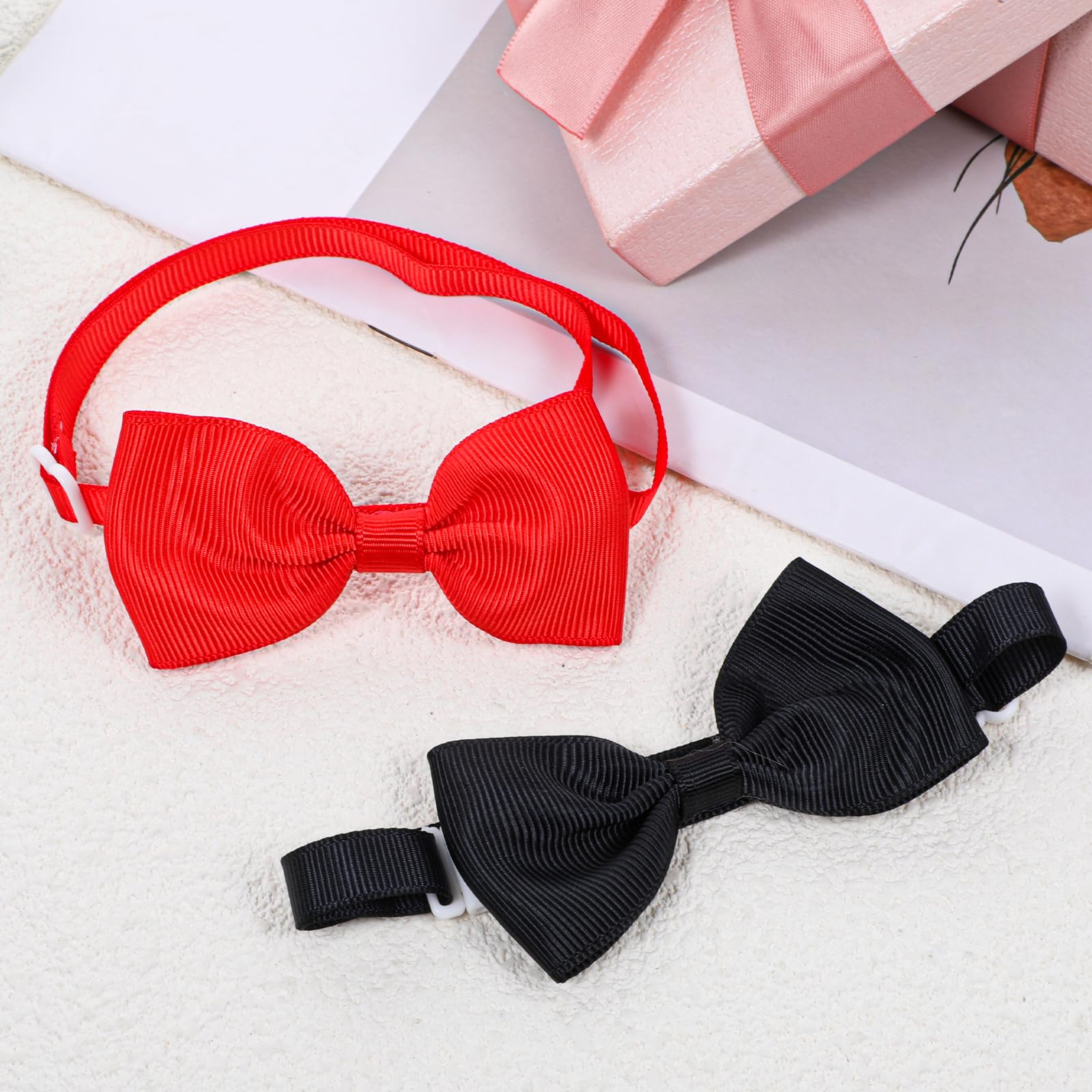 Piriuuo dog bow tie showcased at a wedding or party moment