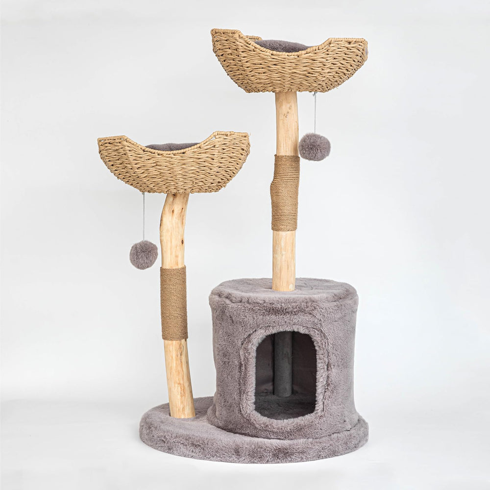 PISARRY easy-assembly cat tree helps you set up quickly