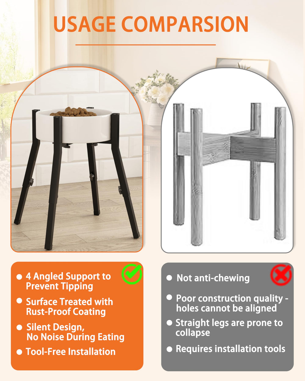 Piskyet dog feeder with balance disc prevents spills during meals