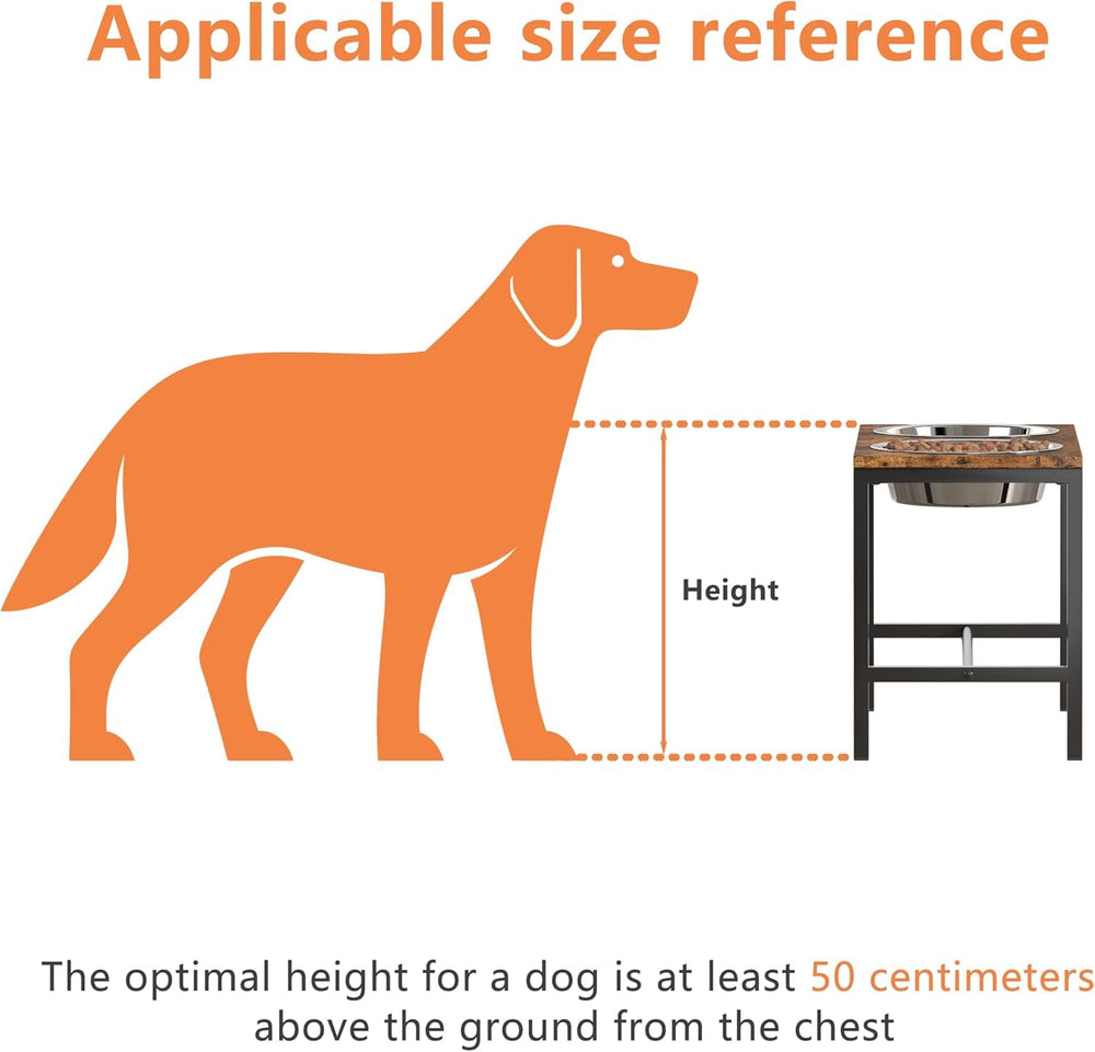 Piskyet large-breed feeding set supports larger pets without tipping.