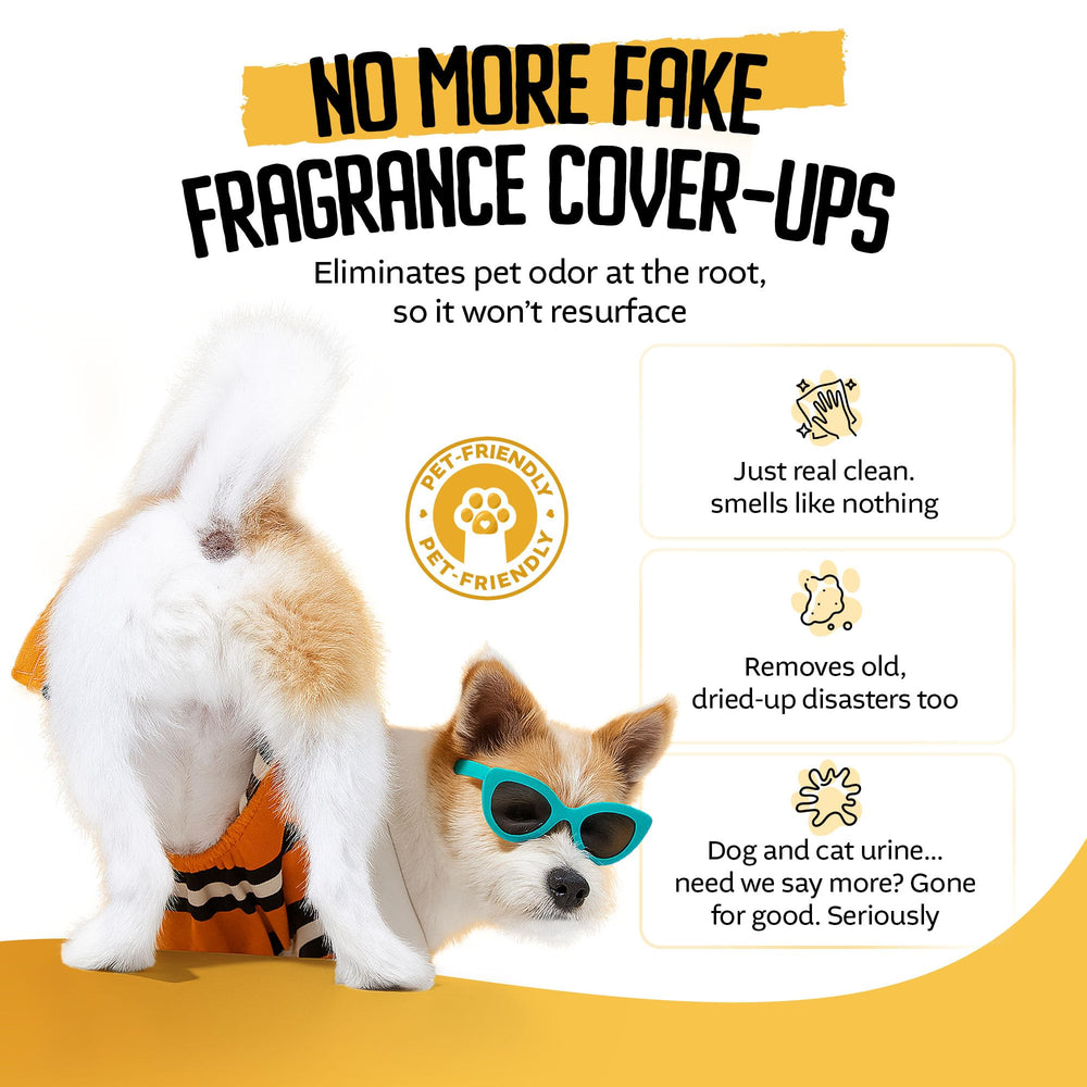 Piss Off Plus leather odor removal demonstrates gentle, effective cleaning.