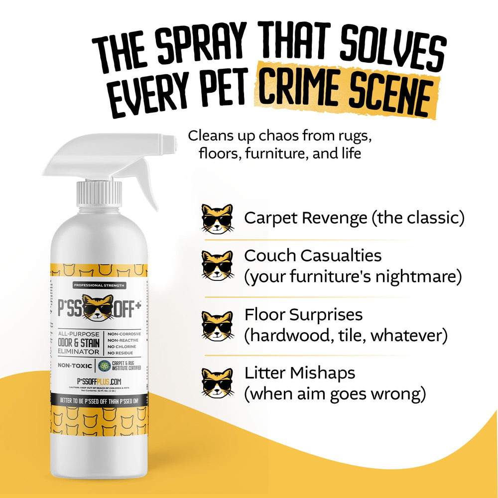 Piss Off Plus non-toxic formula safe for pets and homes.