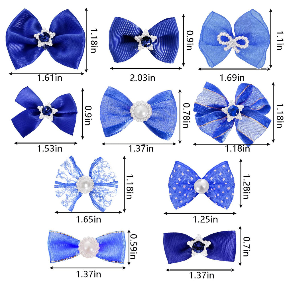 Pistha elastic-backed dog bow demonstrates secure wear