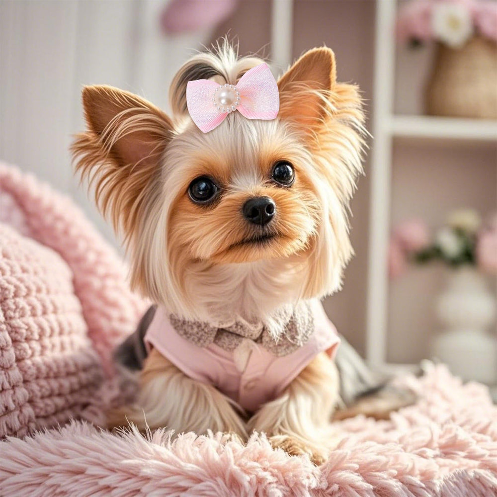 Pistha pet bows ideal as shooting props for photos