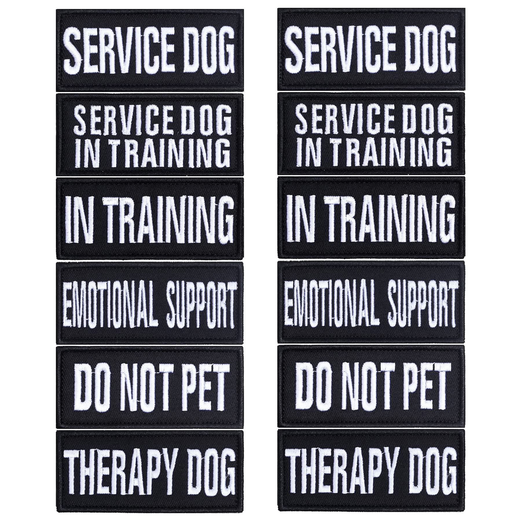 Pistha service-dog patch on harness enhances training visibility