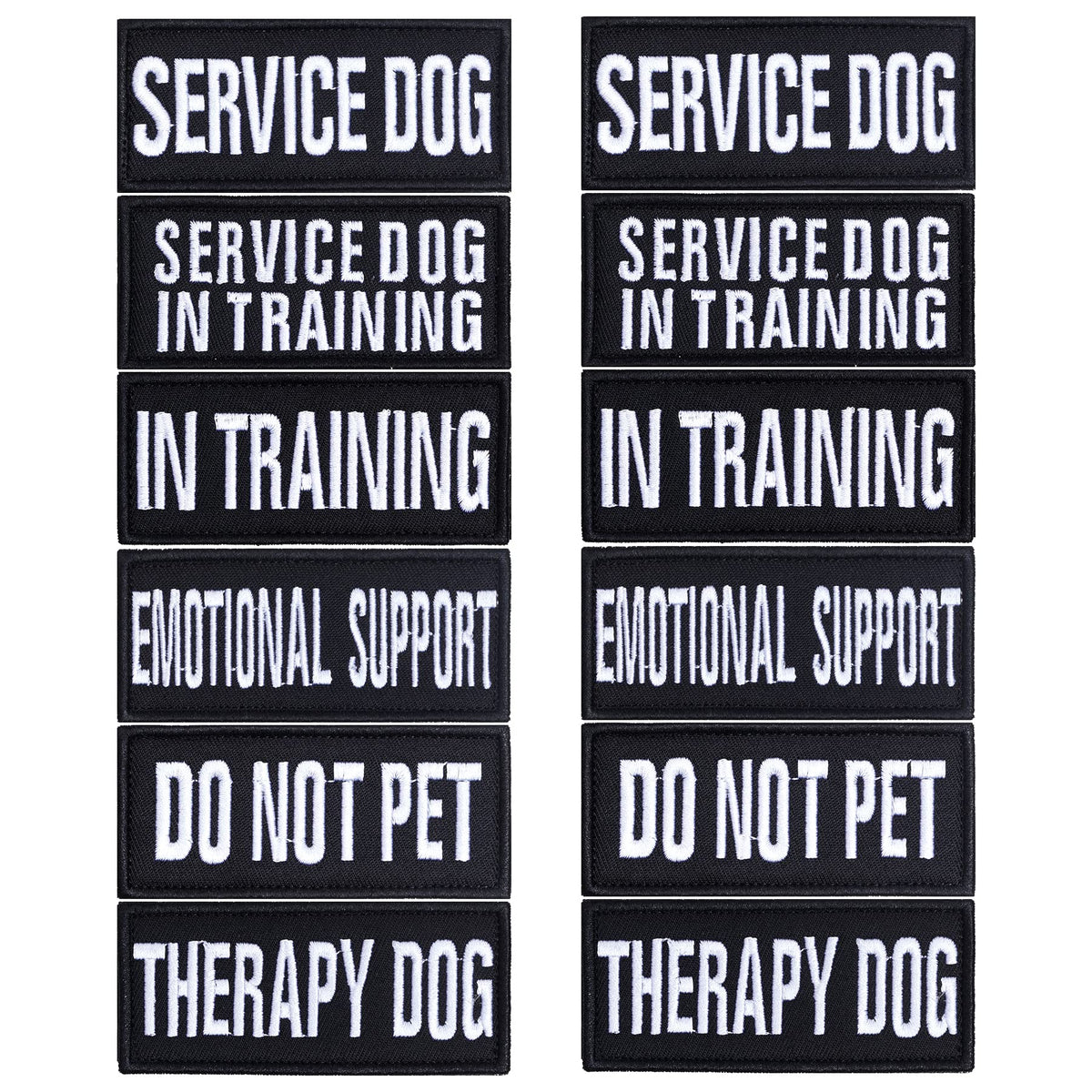 Pistha service-dog patch on harness enhances training visibility