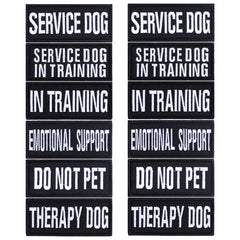 Pistha service-dog patch on harness enhances training visibility