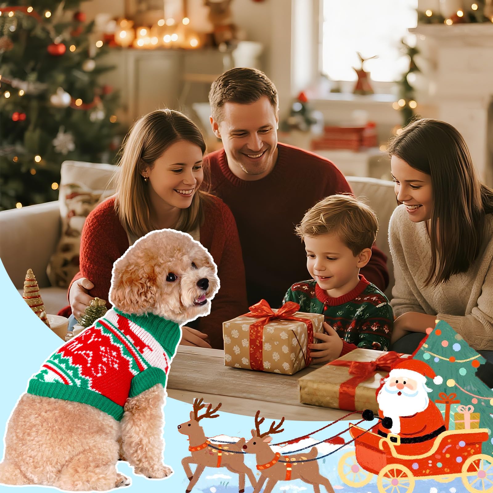 Pistha ribbed neck and hem ensure secure fit for playful pets.