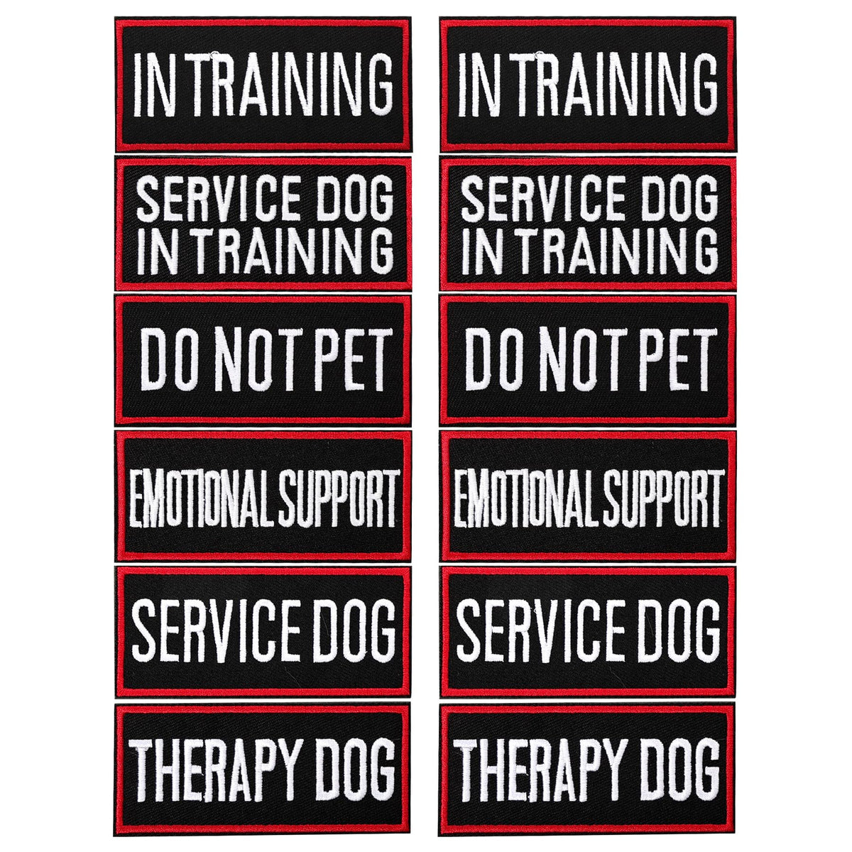 Pistha service dog patch on harness enhances visibility and identification.
