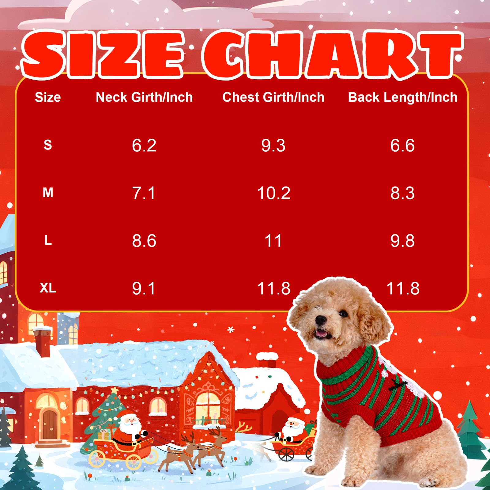 Pistha sweaters three patterns for festive dog and cat looks in holidays.