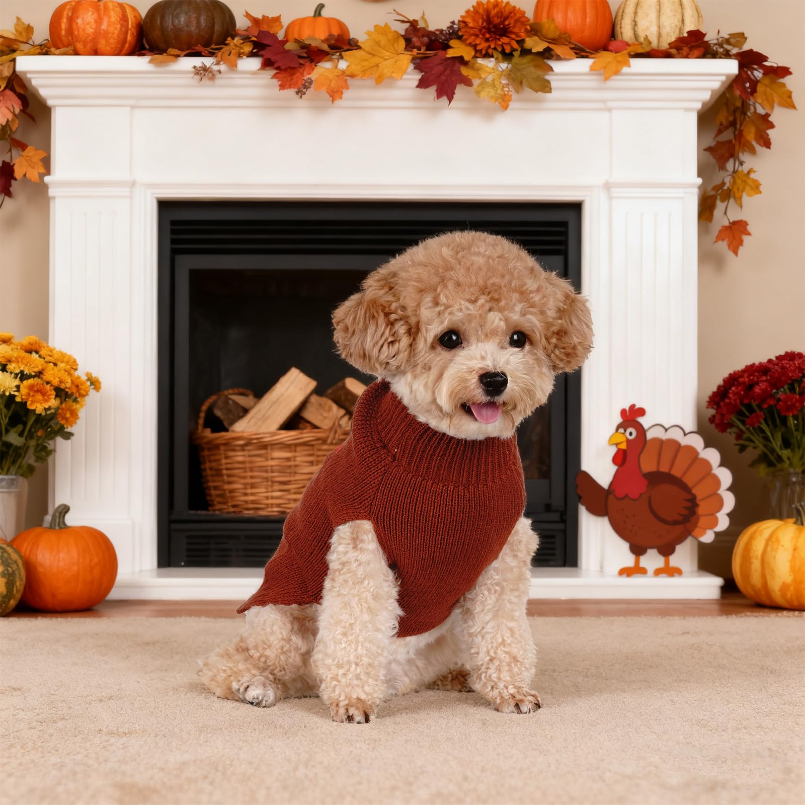 pistha gift-ready sweater for small pets