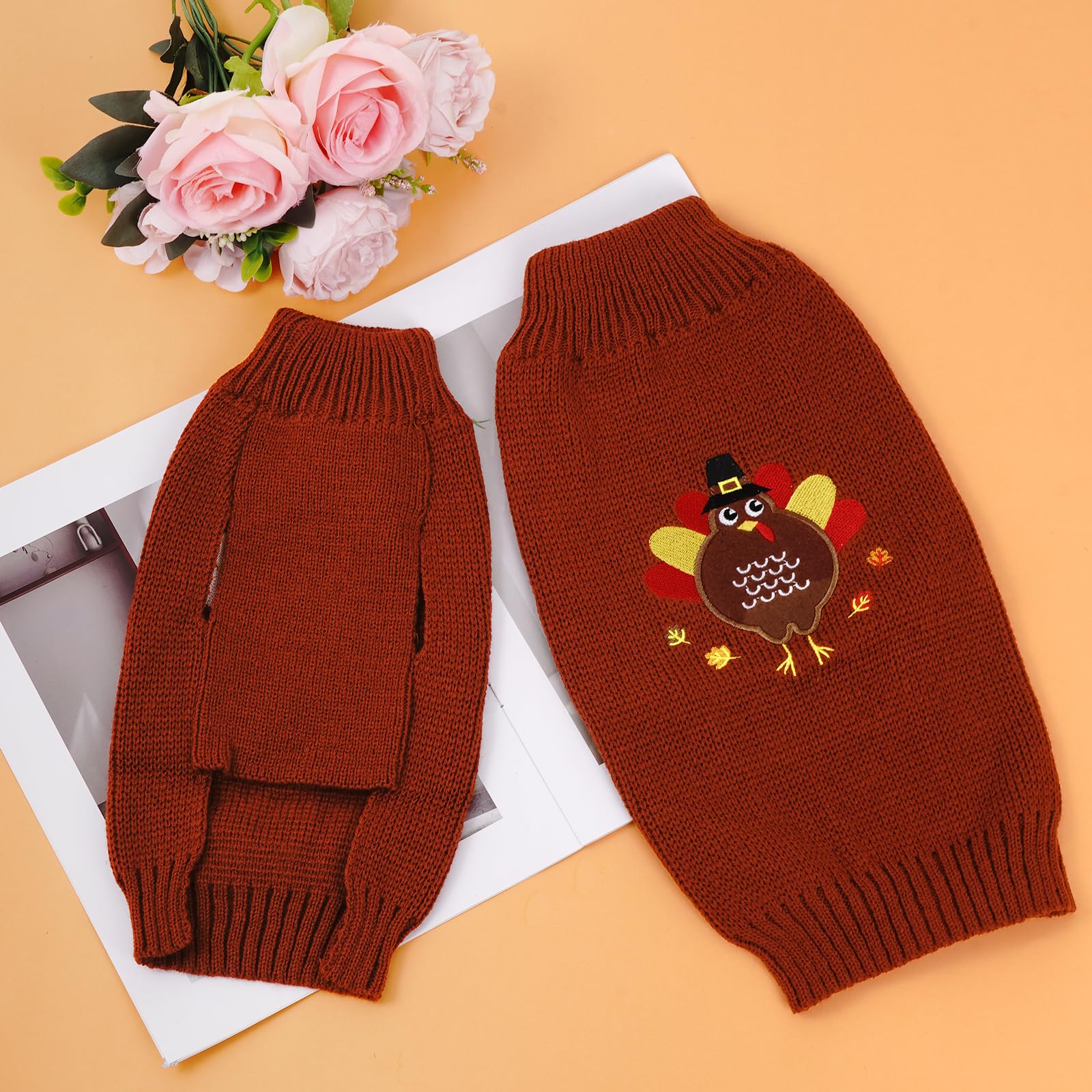 pistha small-dog-fit knit sweater for easy dressing