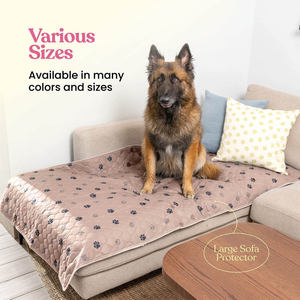 Pitpet dog bed protection pad illustrating leak guarding and soft surface.