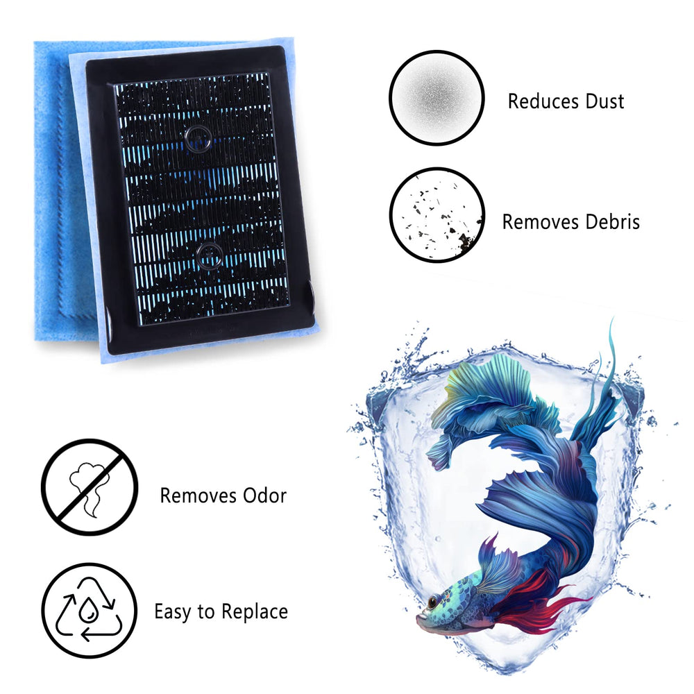 Piwerod EZ-Change 2 cotton and sponge layers capture debris efficiently