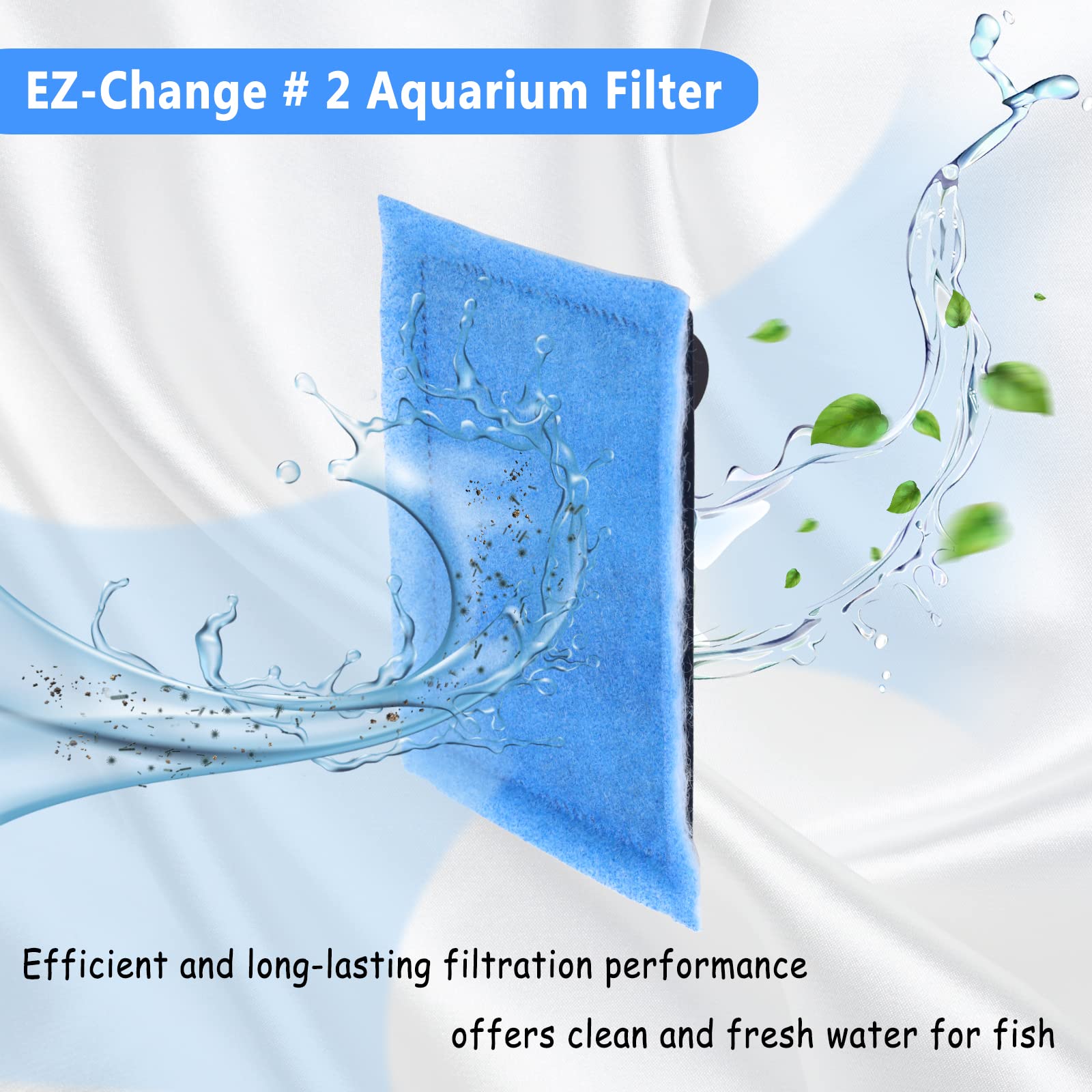 Piwerod EZ-Change 2 filter inside view highlights carbon and sponge layers