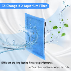 Piwerod EZ-Change 2 filter inside view highlights carbon and sponge layers