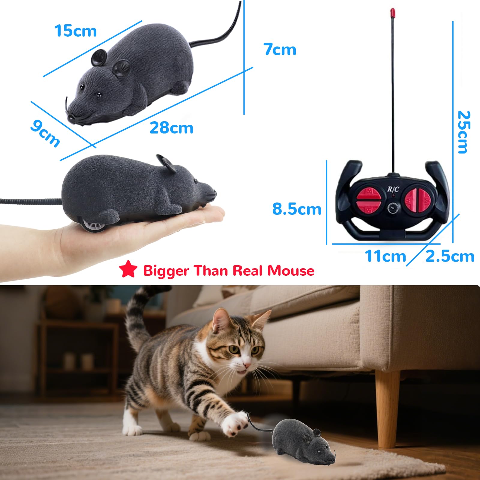 Pixibond rat toy depicted as a novelty gift for pets and friends.