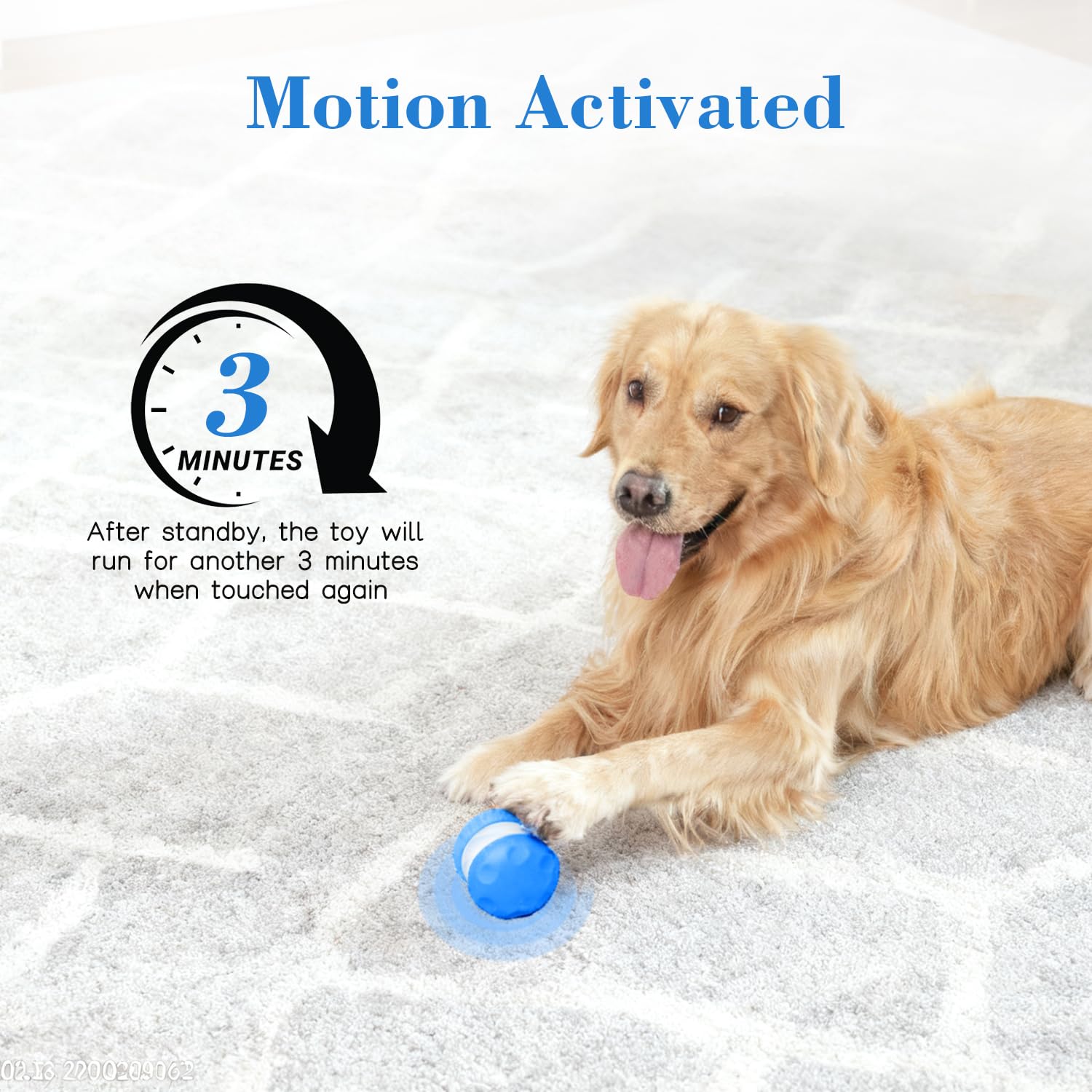 PJC Interactive Dog Toy Type-C charging keeps playtime ready and battery lasting.