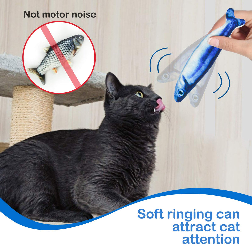 PJLJY interactive kitty play fish for bonding and exercise.