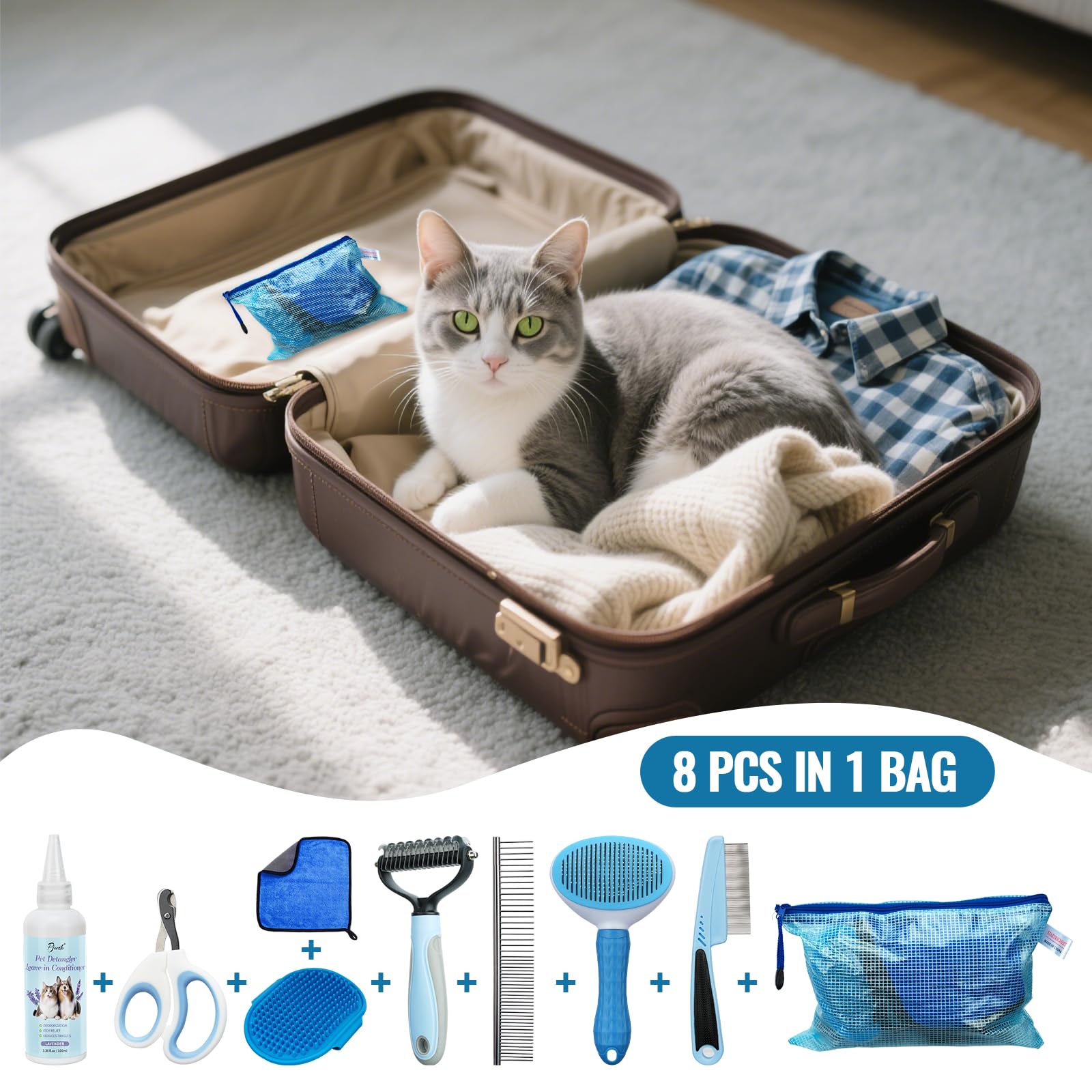 Pjordo 8-in-1 storage case front showing organized 8 tools.