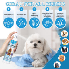 Pjordo deshedding brush included for quick mat removal during brushing