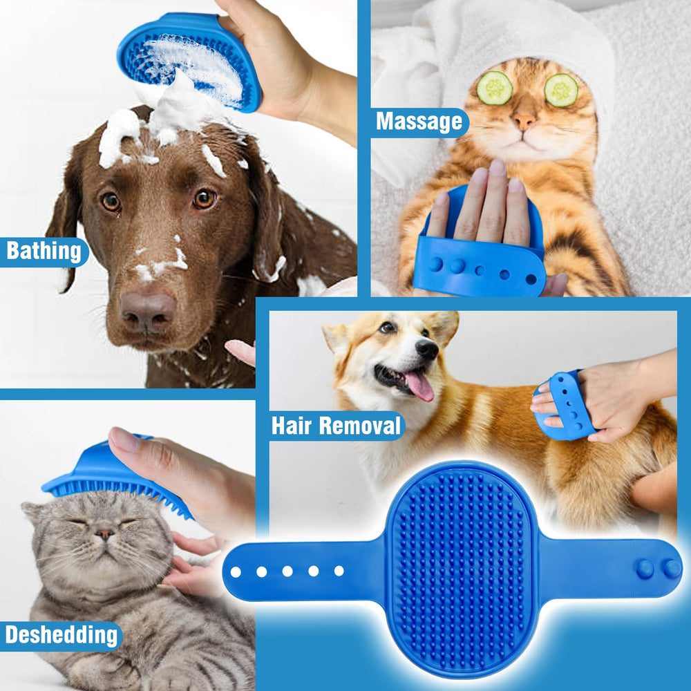 Pjordo microfiber towel and grooming brush prepare for drying and grooming