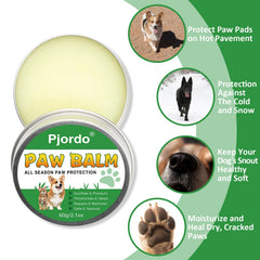 Pjordo paw care natural formula with aloe and coconut oil nourishes paws.