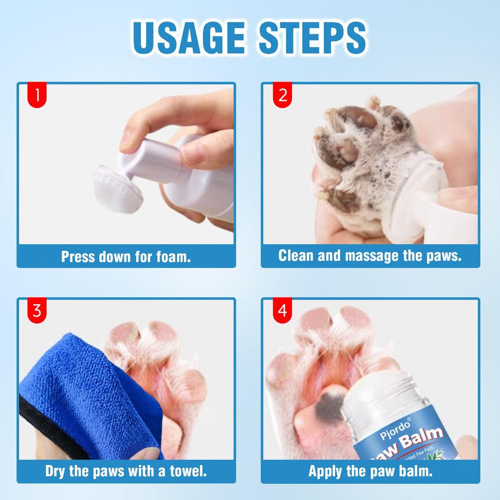 Pjordo paw cleaner travel organizer bag highlights portable cleaning on outings