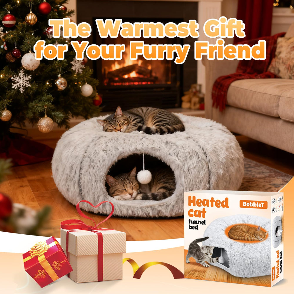 PJT Heated Cat Bed foldable shape demonstrates flat storage and versatile configurations.