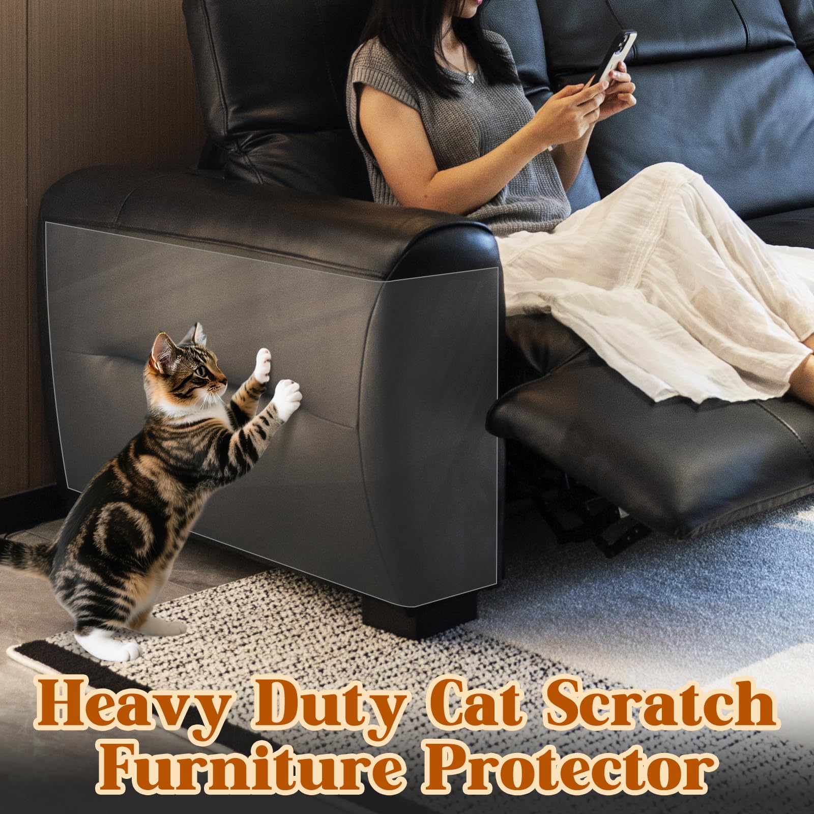 PJT leather-surface friendly protector keeps original look intact during use