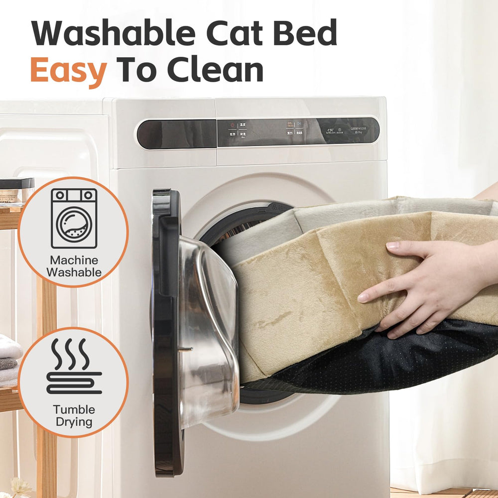 PJYuCien khaki fabric complements homes and blends with pet accessories.